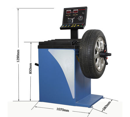 High Speed Wheel Balancer 1.5inch - 16inch Calibration Tyre Machine And Balancer