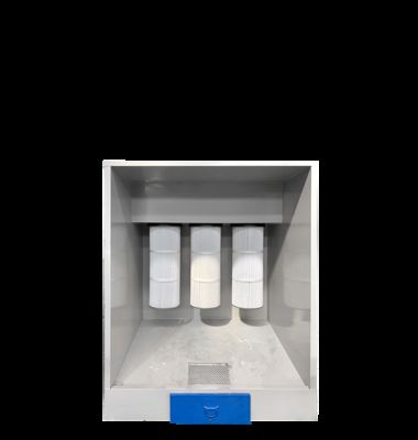 250CM 200CM Powder Coating Booth System Recycling Powder Spray Booth For Coating Shops