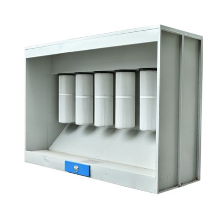 250CM 200CM Powder Coating Booth System Recycling Powder Spray Booth For Coating Shops